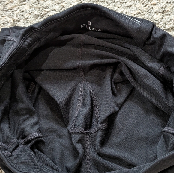 Athleta Black Workout Exercise Shorts M - Picture 10 of 11